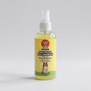 Favura Waterless Dog Shampoo with Natural Extracts - 100ml (3.38 fl oz)