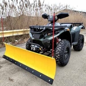 MSA 400 ATV 400cc With Snow Plow 4 x 4 Hi/Low Gears – MSA 400 WITH PLOW – DARK GREEN image 0