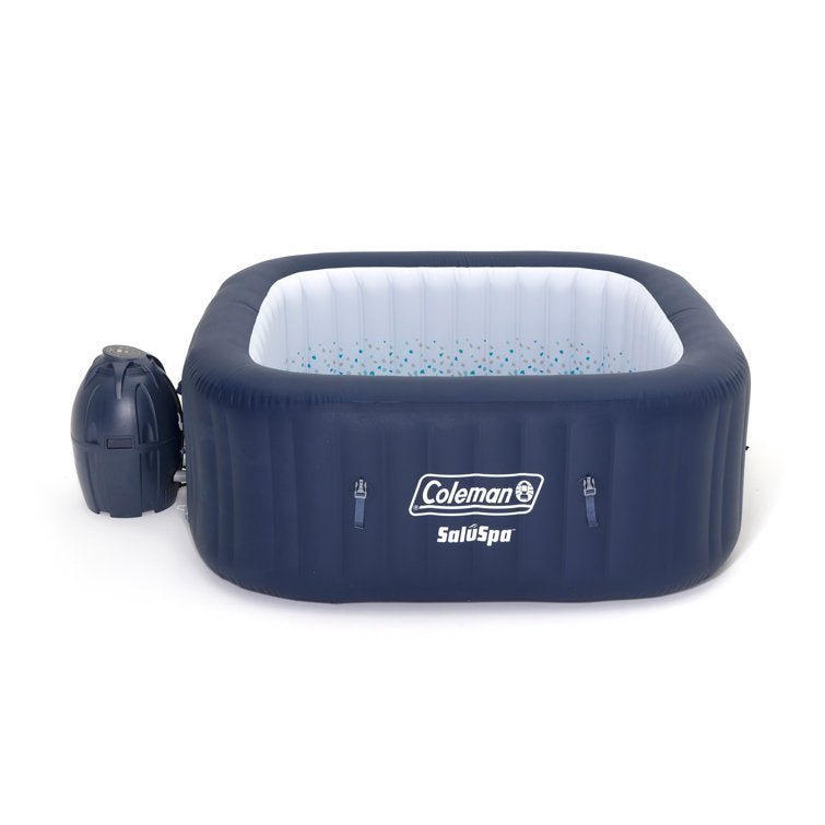 Coleman 4 – Person 114 – Jet Square Inflatable Hot Tub in Blue image 2