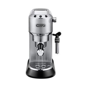 De’Longhi – DEDICA Espresso Machine with 15 bars of pressure and Milk Frother – Metal image 0