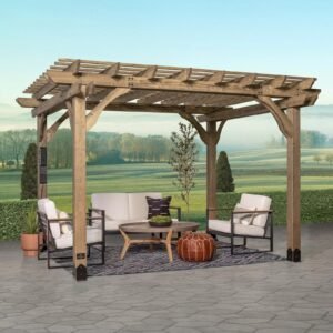 Fairhaven Pergola Rustic Finish 12 x 10 image 0