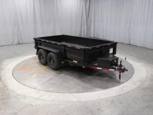 6×12 Dual Axle Dump Trailer 12K Heavy-Duty Capacity image 0