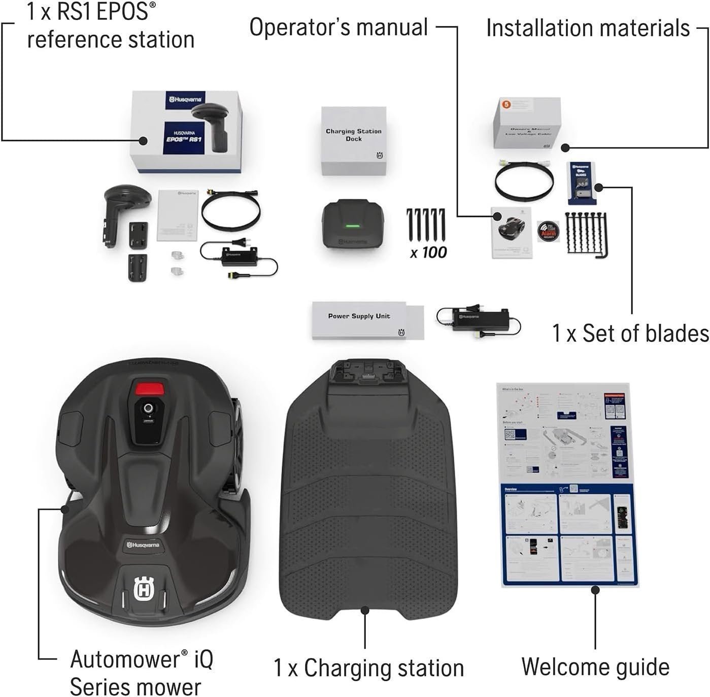 Husqvarna 440iQ Robotic Lawn Mower, 2 Acre, Wire-Free, Charging Station image 28