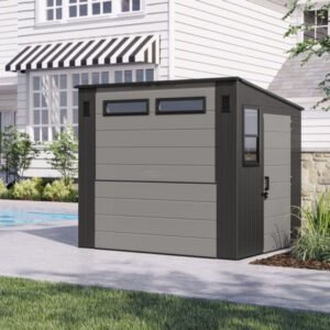 Suncast 8 ft. x 7 ft. Cabana Entertainment Shed BMCB8730T image 0