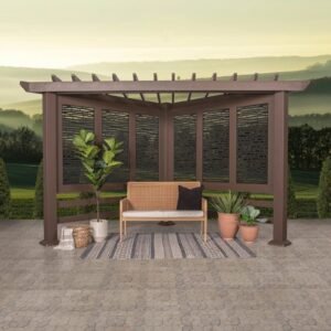 Hampton Traditional Steel Cabana Pergola image 0
