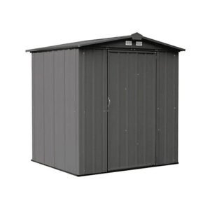 Arrow 6 ft. x 5 ft. EZEE Steel Low Gable Shed, Charcoal image 0