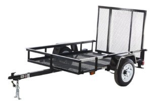 Carry-On Trailer 4-ft x 7-ft Steel Mesh Utility Trailer image 0