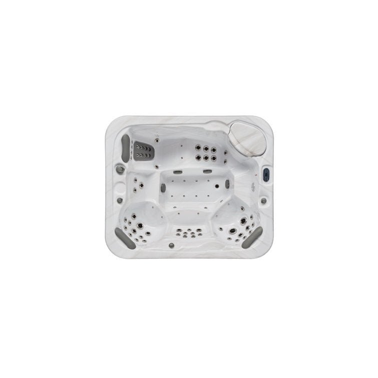 Danika 5-person 68-jet Hot Tub With Bluetooth In Gray image 5