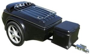 2025 Touring Motorcycle Trailer – Low Profile, 3×16 Wheels with Secure Locking Lid image 0