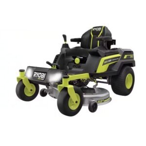 RYOBI 80V HP Brushless 42 in. Battery Electric Cordless Zero Turn Riding Mower Batteries and Charger 80V Batteries 40V image 0