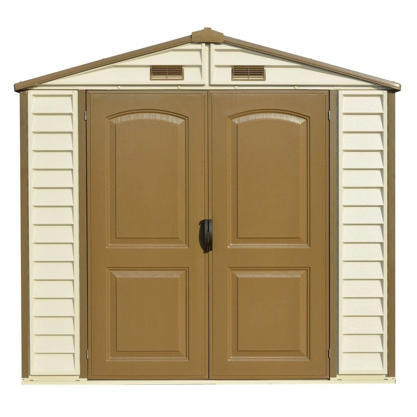 DuraMax 8ft x 6ft Storeall Vinyl Shed with Foundation Kit and window image 2