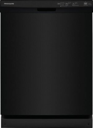 Frigidaire 24″ Built-In Dishwasher, Front Control, Black image 0