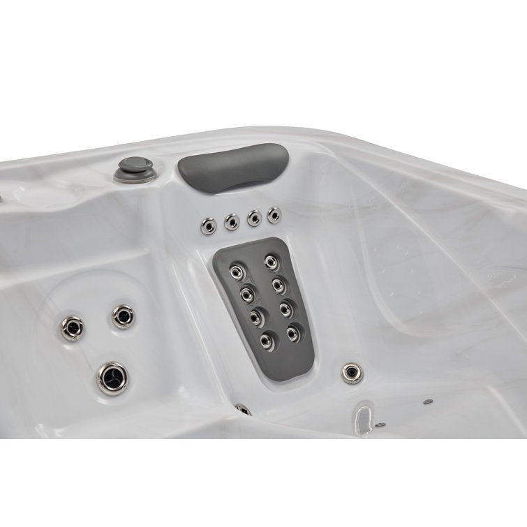 Danika 5-person 68-jet Hot Tub With Bluetooth In Gray image 1