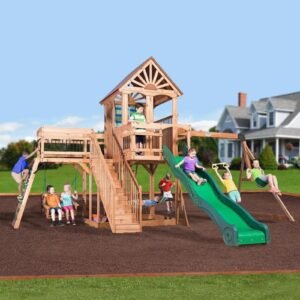 Backyard Discovery Caribbean Cedar Swing Set image 0