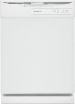 Frigidaire FDPC4221AW 24″ Built-In Dishwasher, Front Control, White image 0