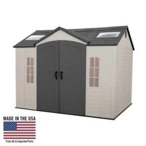 LIFETIME 10 FT. X 8 FT. OUTDOOR STORAGE SHED INSTALLATION INCLUDED image 0